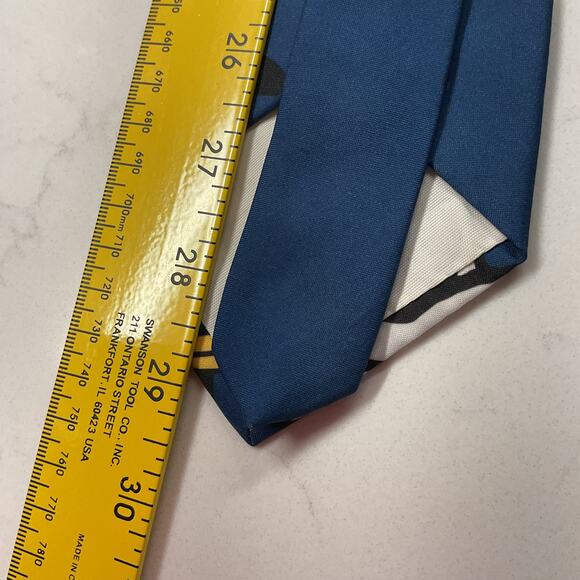 Dilbert & Gang Comic Strip Soft Wear Blue Mens Neck Tie 100% Polyester - Picture 5 of 6